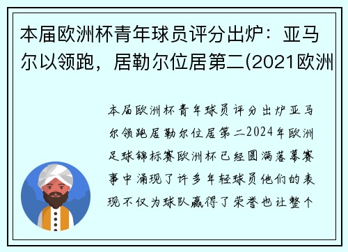 本届欧洲杯青年球员评分出炉：亚马尔以领跑，居勒尔位居第二(2021欧洲杯年轻球员)